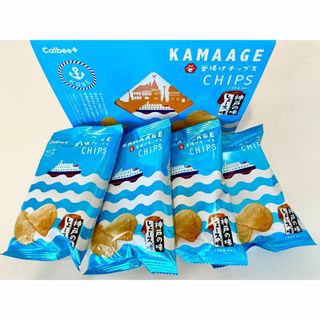 カルビー(カルビー)の早い者勝ち 数量限定 Calbeeプラス 釜揚げチップス しょース味 ４袋(その他)