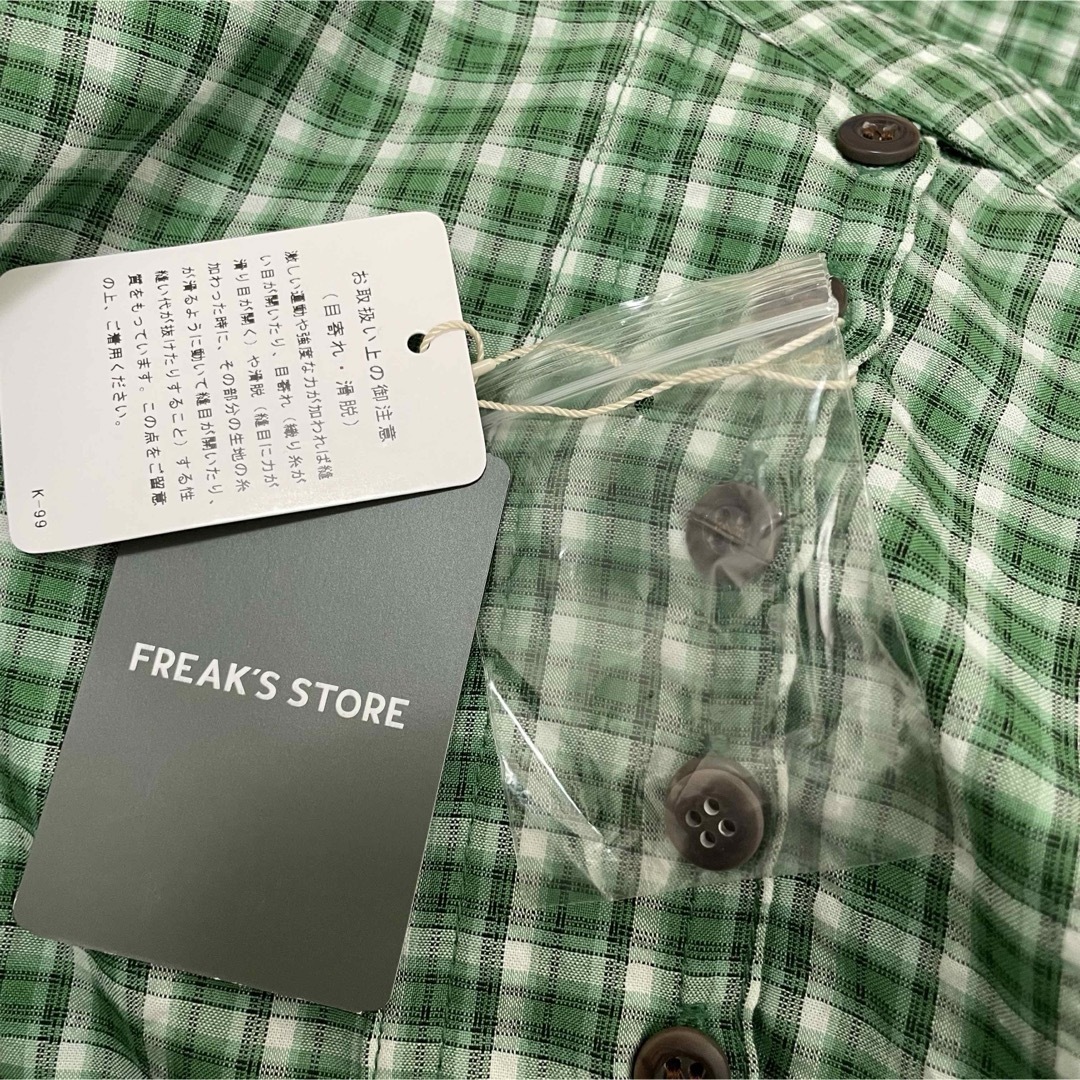 FREAK'S STORE(フリークスストア)のフリークスストア スタンドカラーボタンミニワンピース(チュニックシャツ) レディースのワンピース(ミニワンピース)の商品写真