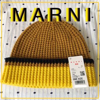 MARNIマルニUNIQLOユニクロコラボニットキャップポップコーンビーニー帽子