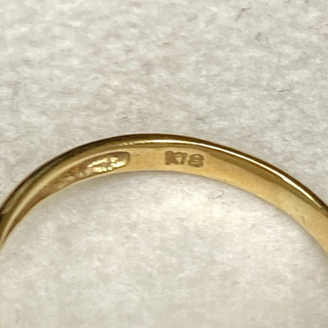 K18　ルビー　ダイヤ　指輪 レディースのアクセサリー(リング(指輪))の商品写真
