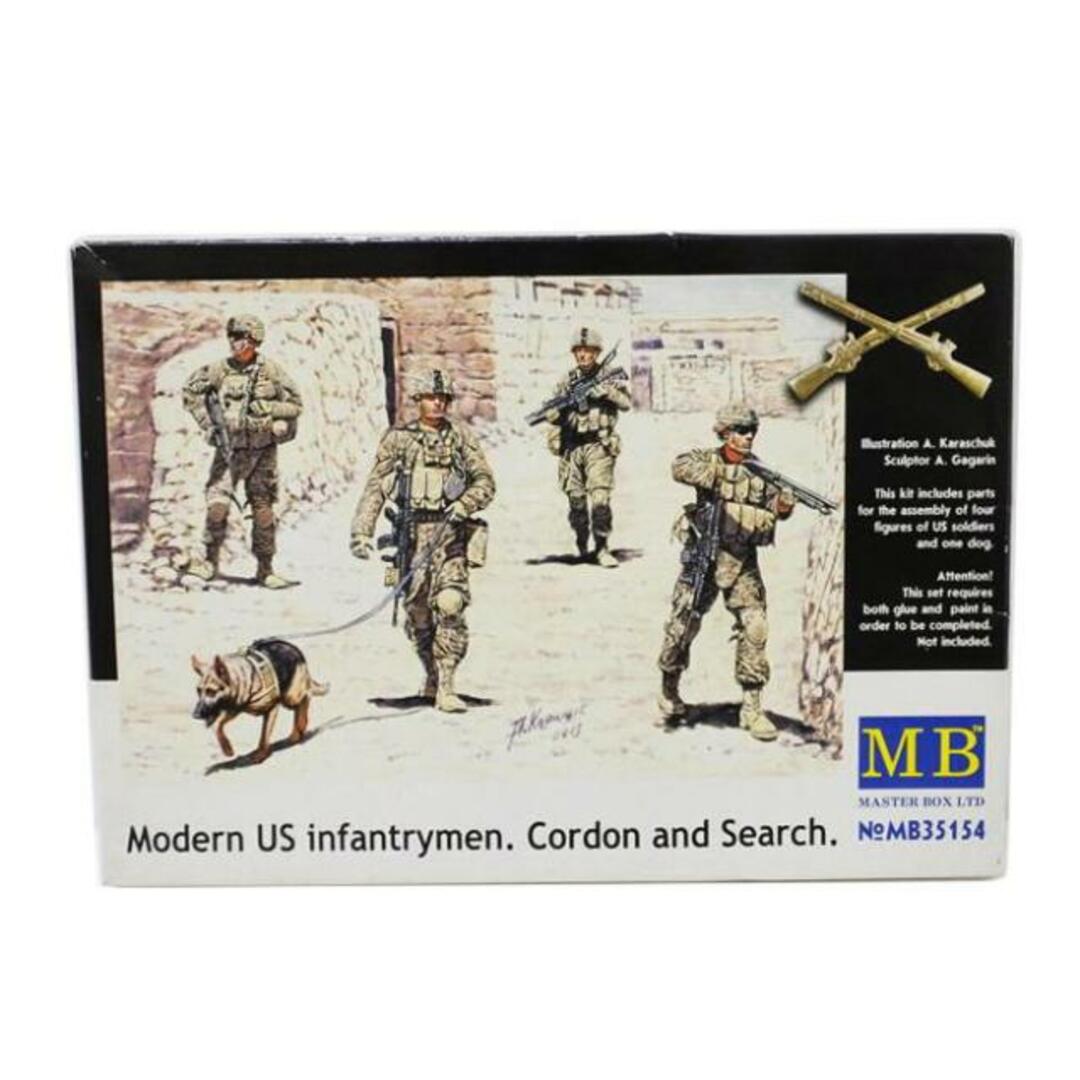 MASTER BOX マスターボックス/1/35 Modern US infantrymen MASTER BOX マスターボックス/1/35 Modern US infantrymen
