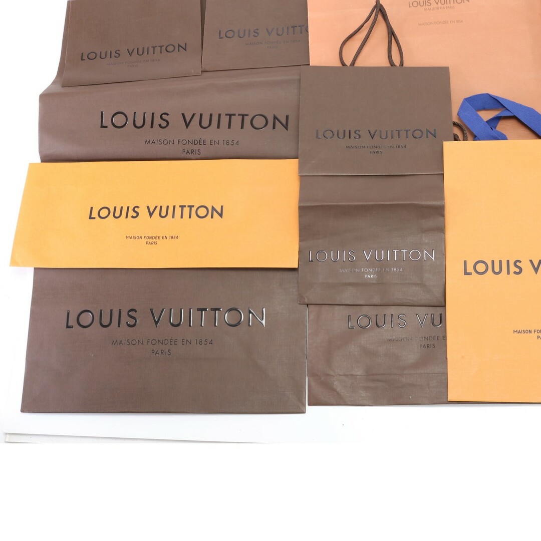 LOUIS VUITTON(ルイヴィトン)のルイヴィトン まとめ 24枚 セット ショッパー 紙袋 ショップ 袋 ブラウン オレンジ バッグ 財布 メンズ レディース EFE 0314-Y21 ハンドメイドのファッション小物(その他)の商品写真