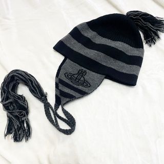 Vivienne Westwood - Vivienne Westwood ニット帽 耳当て 並行輸入の Vivienne Westwood - Vivienne Westwood ニット帽 耳当て 並行輸入の