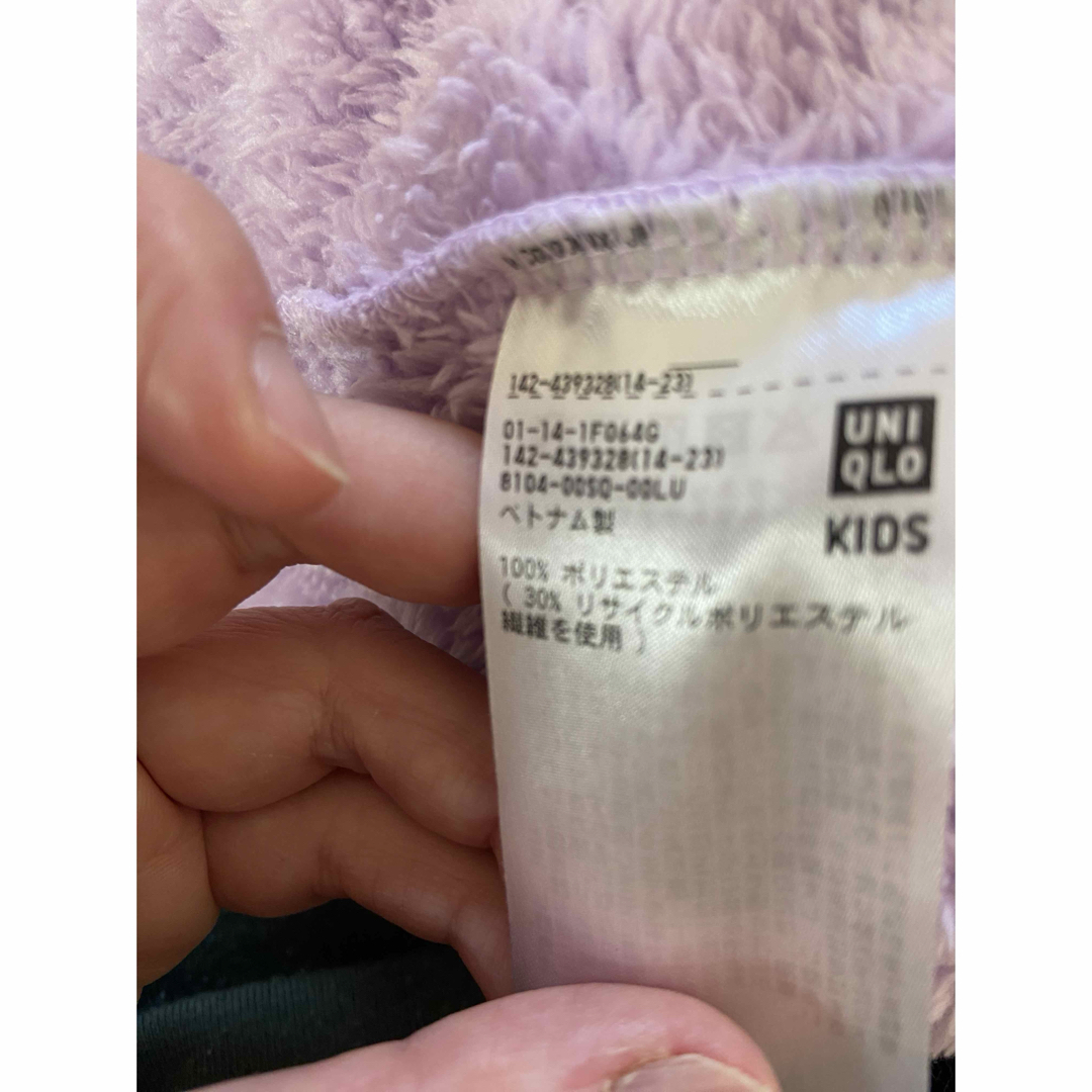 UNIQLO(ユニクロ)のユニクロ　ジャンパー　フリース　130 キッズ/ベビー/マタニティのキッズ服女の子用(90cm~)(ジャケット/上着)の商品写真