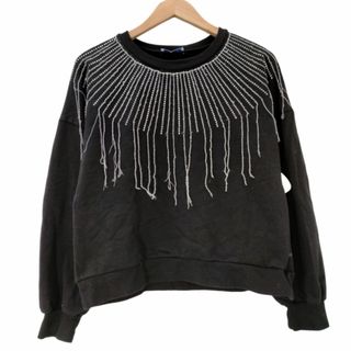 ザラ(ZARA)のZARA(ザラ) スパンコールデザインスウェット レディース トップス(トレーナー/スウェット)