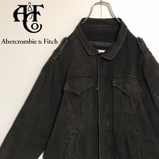 Abercrombie&Fitch - 【人気カラー】アバクロンビー＆フィッチ　ミリタリージャケット　ブラウン　K669