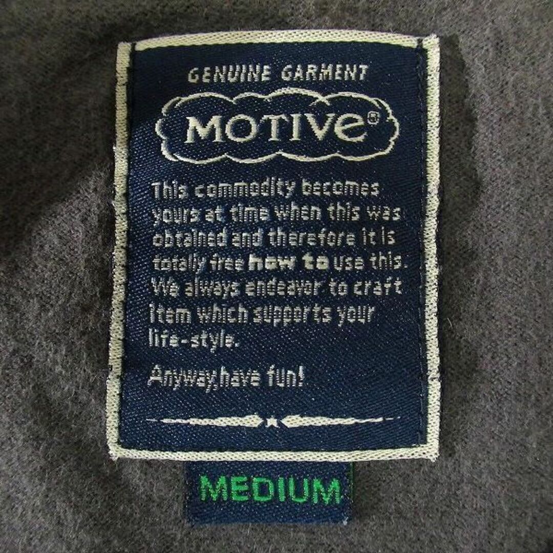 MOTIVE(モーティブ)のG② 日本製 MOTIVE モーティブ 長袖 太 ボーダー Tシャツ ロンT M メンズのトップス(Tシャツ/カットソー(七分/長袖))の商品写真