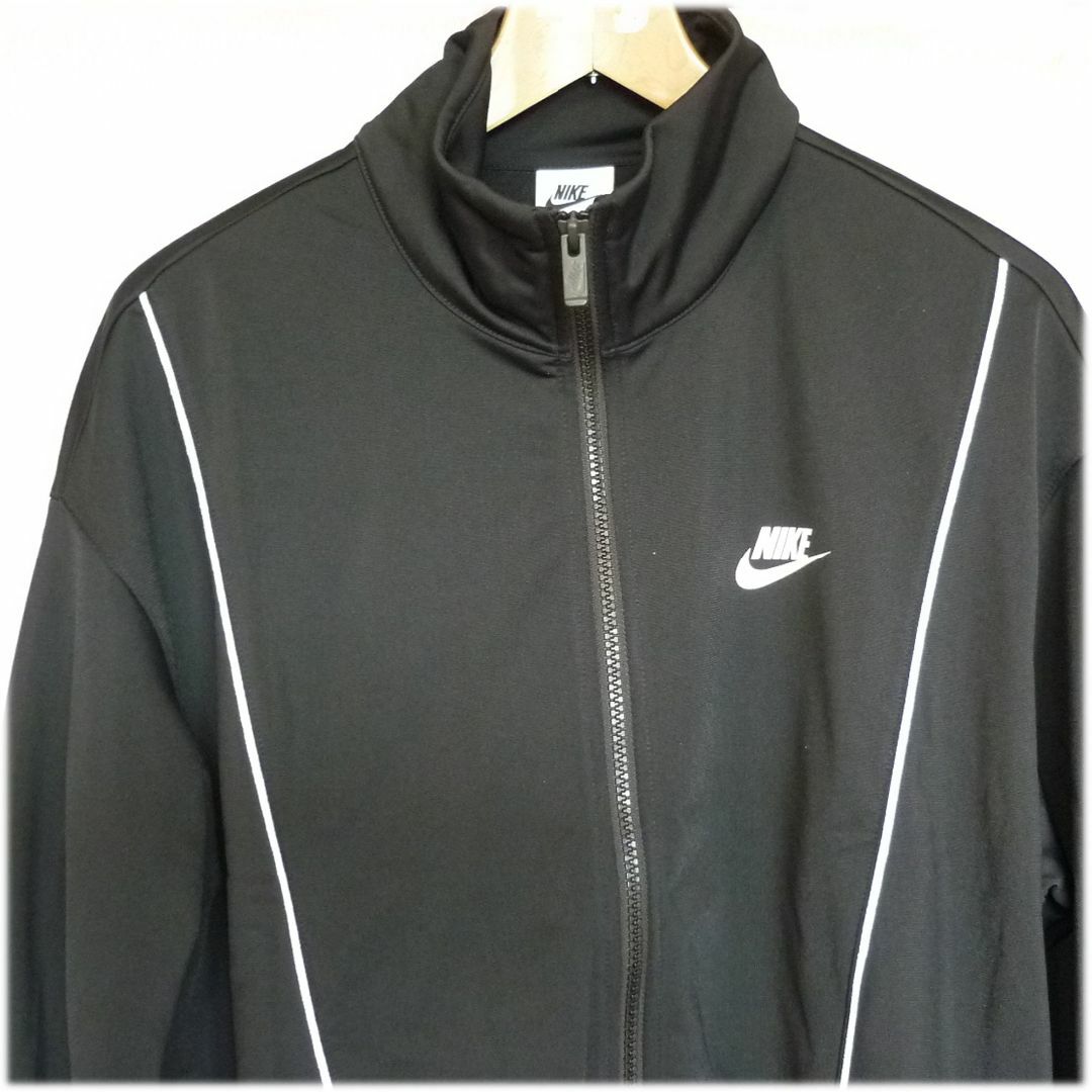 NIKE(ナイキ)の 新品(L)ナイキ黒ジャージ上下セット/セットアップブラック スポーツ/アウトドアのトレーニング/エクササイズ(その他)の商品写真