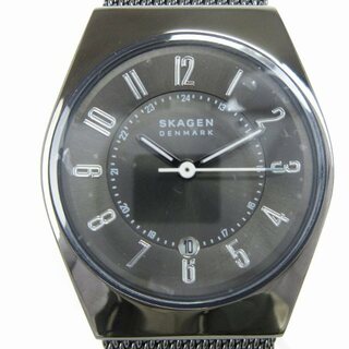 SKAGEN - スカーゲン グレーネン 腕時計 アナログ クオーツ ダークグレー ■SM1