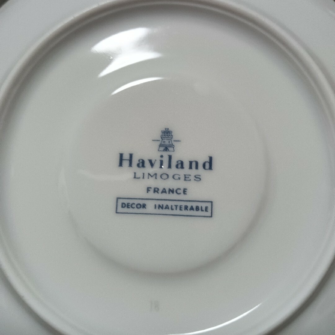 Haviland(アビランド)のHAVILAND アビランド リモージュ フランス ティーカップ&ソーサー ５客 インテリア/住まい/日用品のキッチン/食器(グラス/カップ)の商品写真