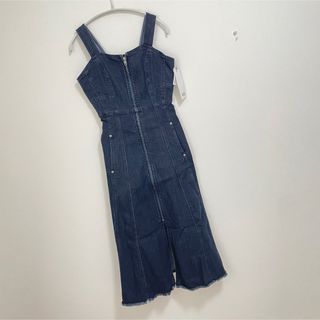 アズールバイマウジー(AZUL by moussy)のアズールバイマウジー  ジップアップジャンパードレス(ロングワンピース/マキシワンピース)