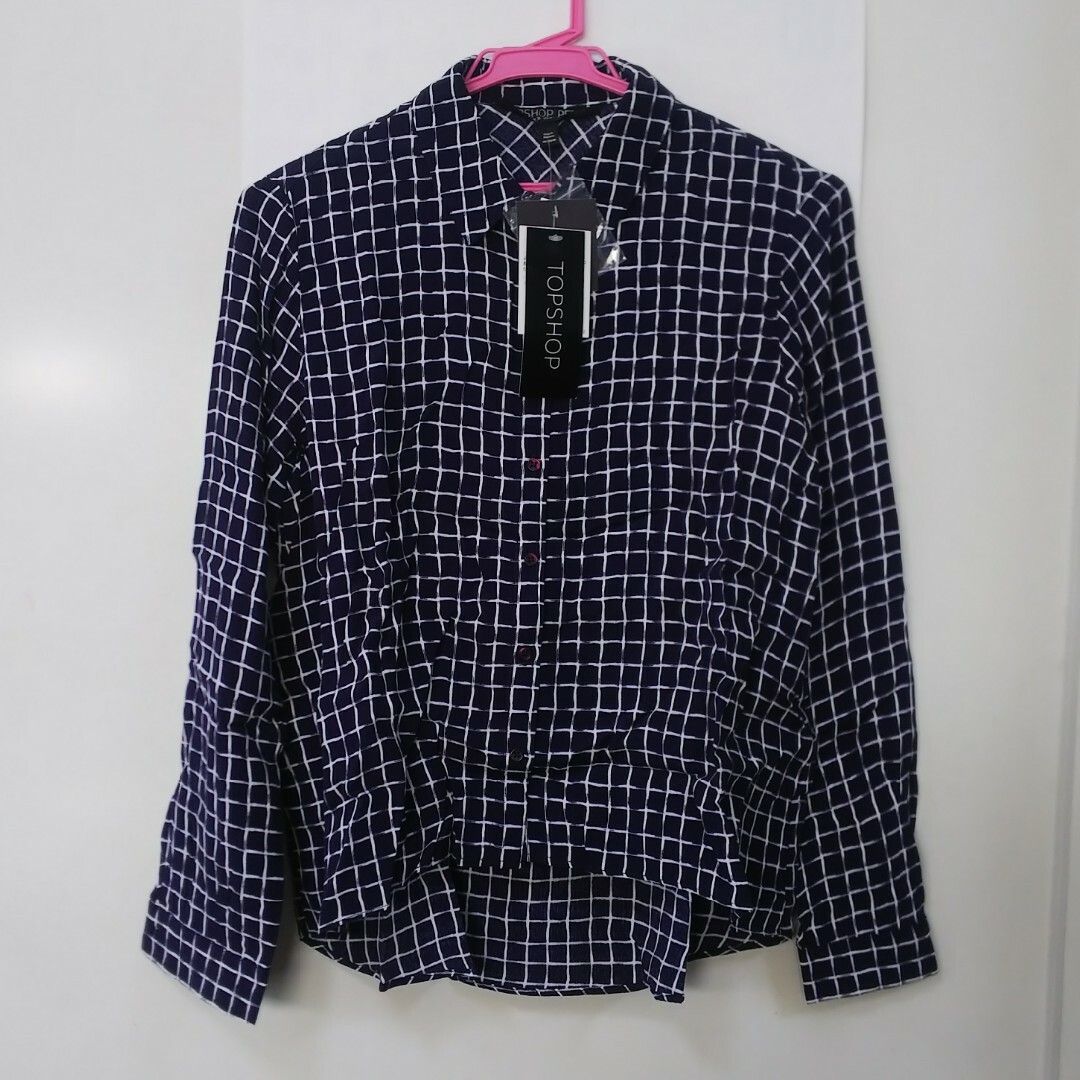 TOPSHOP(トップショップ)のチェックシャツ レディースのトップス(シャツ/ブラウス(長袖/七分))の商品写真