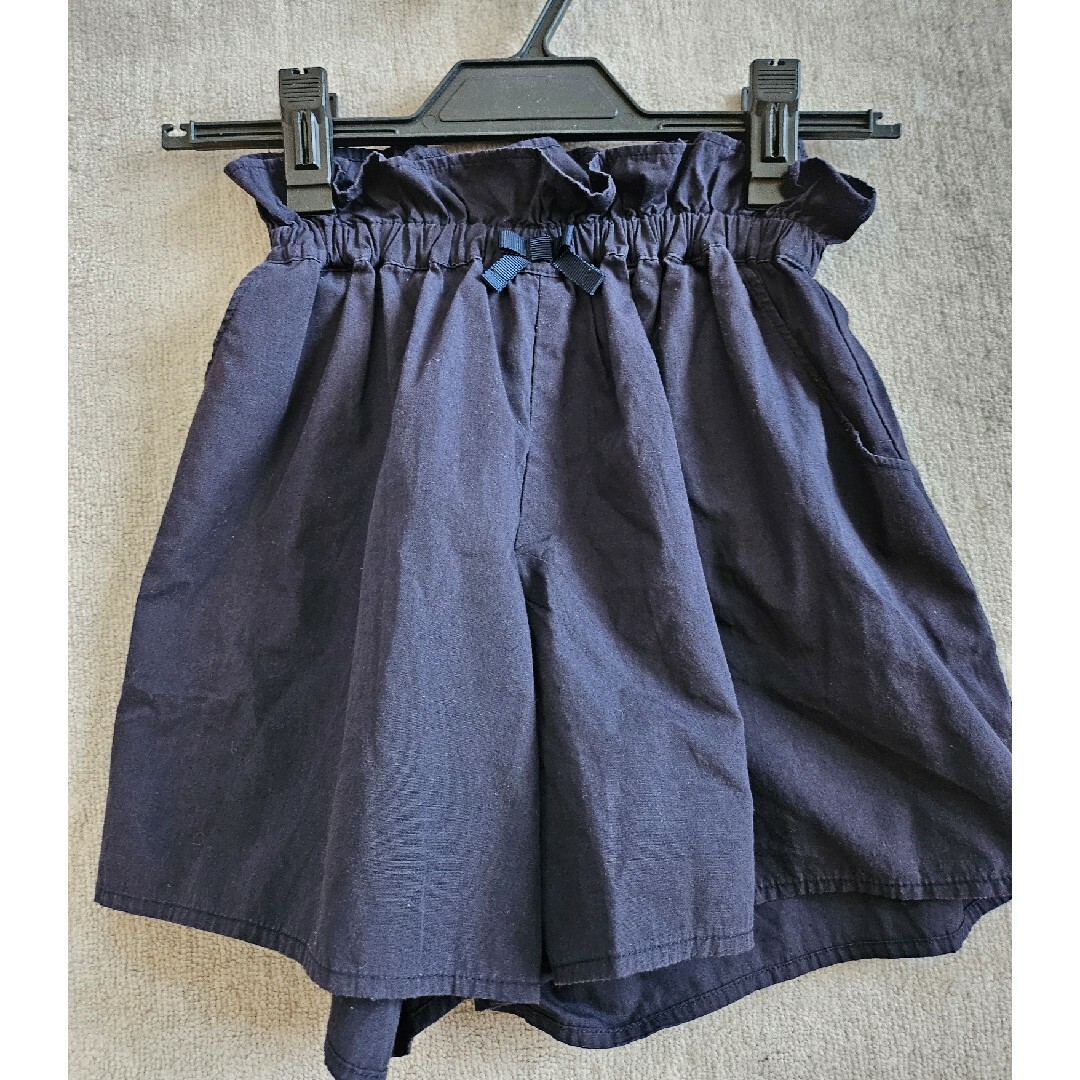 GLOBAL WORK(グローバルワーク)のGLOBAL WORK　シンプルネイビーキュロット　130 キッズ/ベビー/マタニティのキッズ服女の子用(90cm~)(パンツ/スパッツ)の商品写真