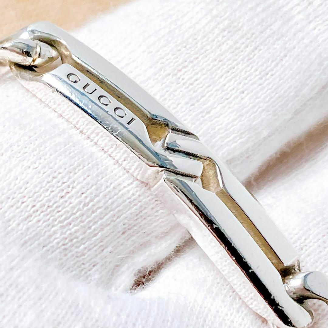Gucci(グッチ)の【洗浄済】グッチ GUCCI 925 リング 指輪 シルバー メンズ SB12 メンズのアクセサリー(ブレスレット)の商品写真