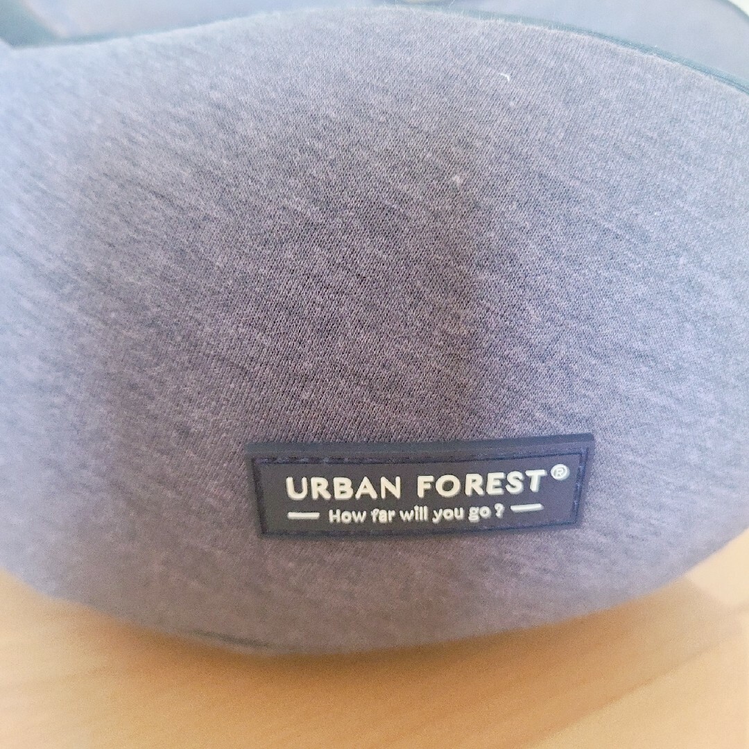 URBAN FOREST トラベルピロー 低反発素材 ネックピロー 巾着袋付き インテリア/住まい/日用品の日用品/生活雑貨/旅行(旅行用品)の商品写真