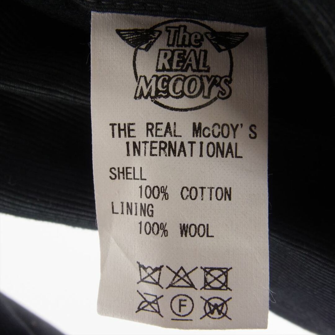 THE REAL McCOY'S(ザリアルマッコイズ)のThe REAL McCOY'S ザリアルマッコイズ ミリタリージャケット MJ19112 NAVY DEPARTMENT TALON ジップ デッキ ジャケット ブラック系 36【中古】 メンズのジャケット/アウター(その他)の商品写真