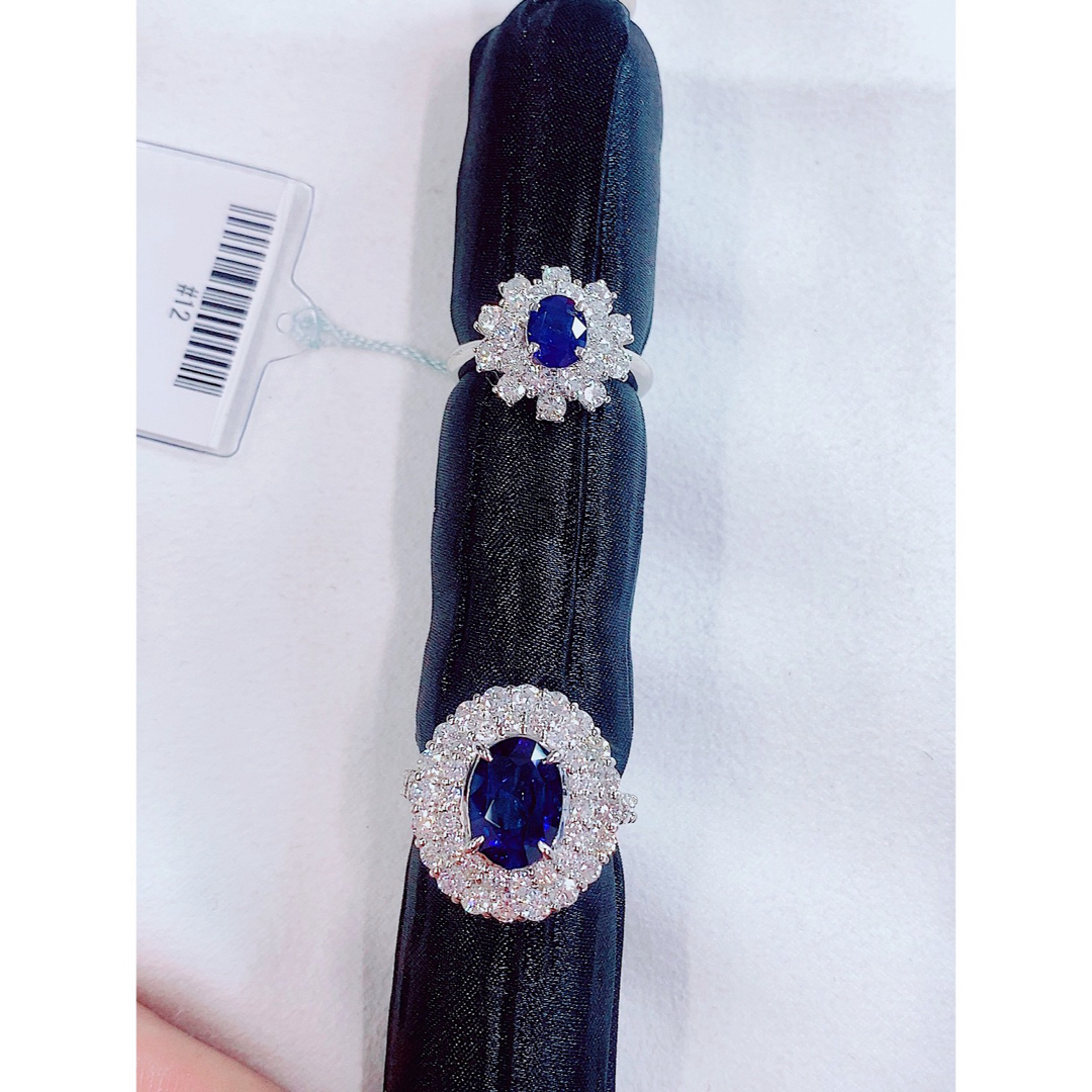 ☆4.56ct☆✨大粒サファイア2.20ctダイヤモンドプラチナリング ☆4.56ct☆✨大粒サファイア2.20ctダイヤモンドプラチナリング