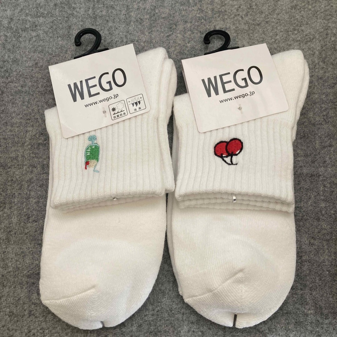 WEGO(ウィゴー)のWEGO 靴下 2足セット売り レディースのレッグウェア(ソックス)の商品写真