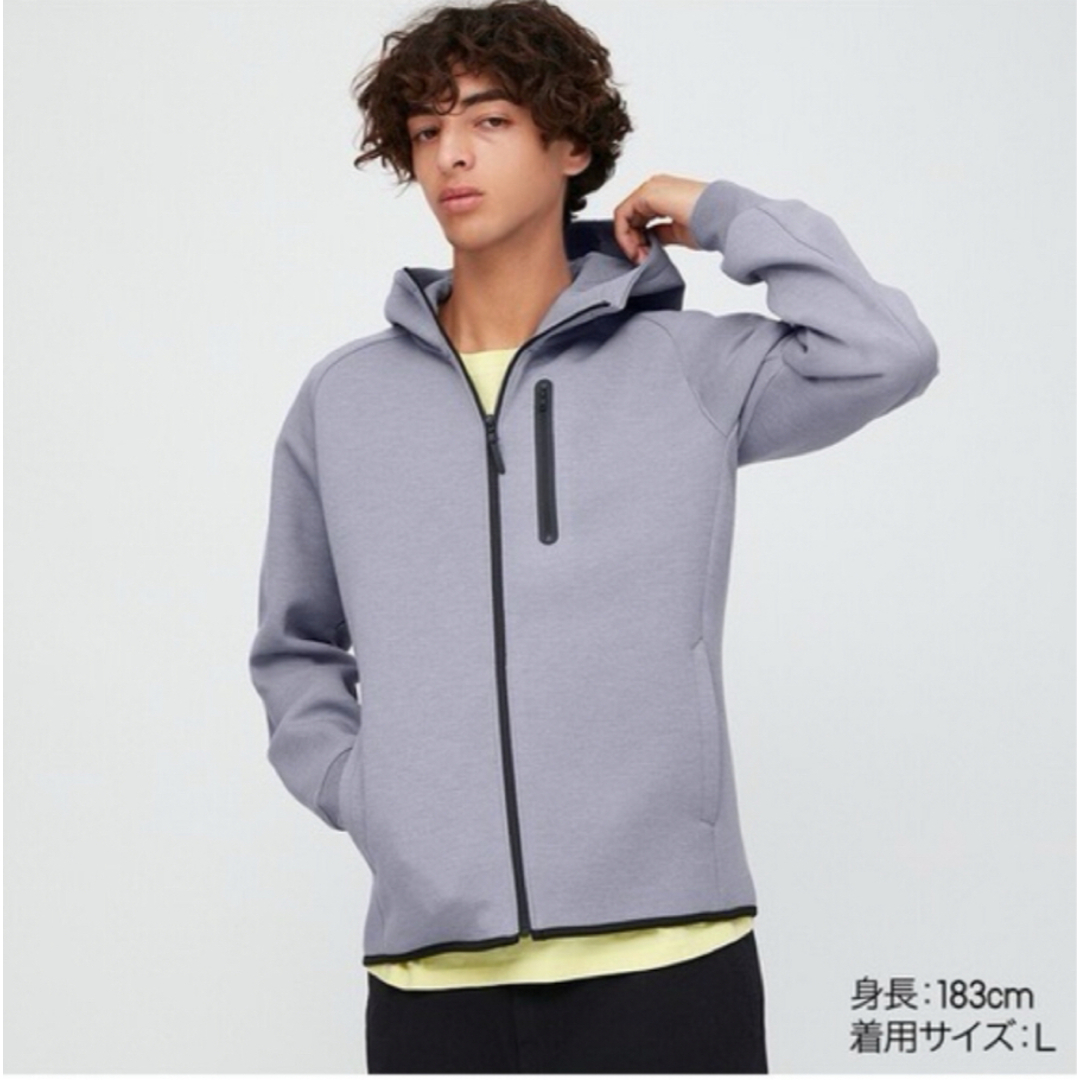 UNIQLO(ユニクロ)のUNIQLO ドライストレッチスウェットパーカー メンズのトップス(パーカー)の商品写真