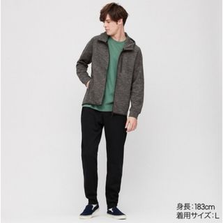 UNIQLO - 試着のみ！UNIQLO U ブロックテックパーカ2016AW オリーブXL