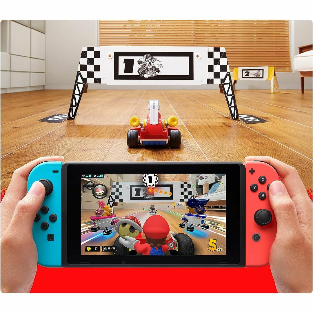 Nintendo Switch(ニンテンドースイッチ)のマリオカート ライブ ホームサーキット マリオ セット エンタメ/ホビーのゲームソフト/ゲーム機本体(携帯用ゲームソフト)の商品写真