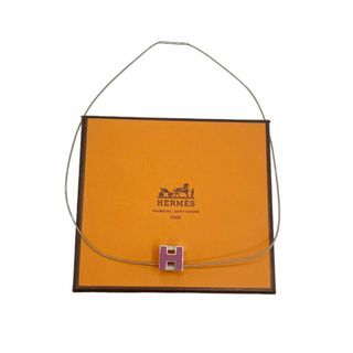 エルメス(Hermes)の⭐️良品⭐️ エルメス カージュドアッシュ Hキューブ ネックレス ピンク(ネックレス)