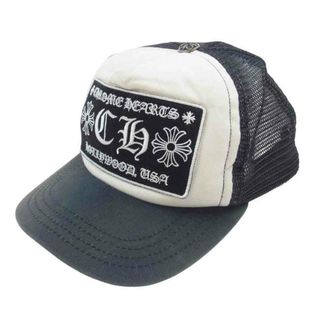 クロムハーツ(Chrome Hearts)のCHROME HEARTS クロムハーツ（原本無） キャップ 国内正規品 CH TRACKER CAP フロントCHロゴ刺繍 トラッカーキャップ  ブラック系【中古】(その他)