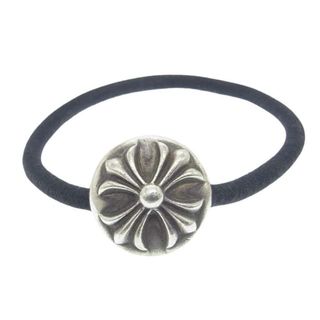 クロムハーツ(Chrome Hearts)のCHROME HEARTS クロムハーツ（原本無）HAIRBAND CROSS CH オールドモデル クロスボール ボタン ヘアゴム シルバー コンチョ シルバー系【中古】(その他)