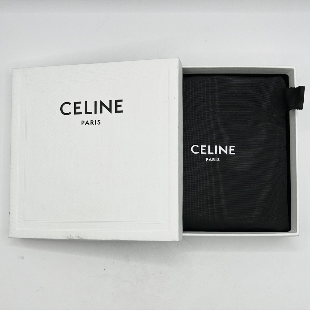 celine(セリーヌ)の美品 CELINE コインコンパートメント付きバイフォールドウォレット ブラック メンズのファッション小物(折り財布)の商品写真