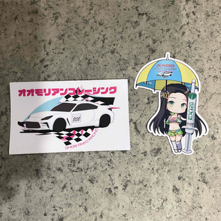 大森杏子　Racing　ステッカー　非売品　大阪オートメッセ　2024(ステッカー)