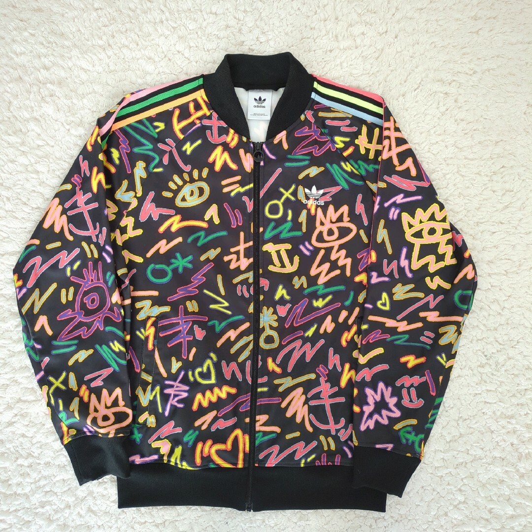 良品 adidas ×Kris Andrew トラックジャケット 総柄 XL