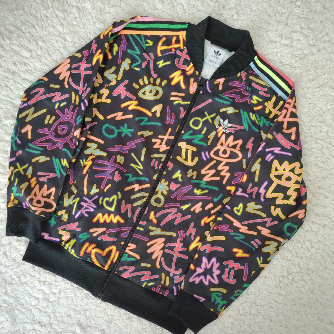 良品 adidas ×Kris Andrew トラックジャケット 総柄 XL