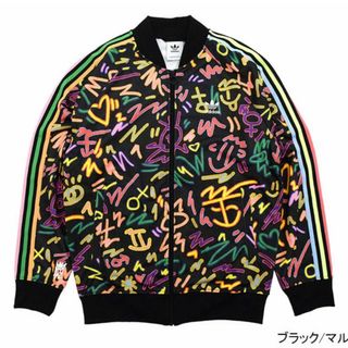 アディダス(adidas)の良品 adidas ×Kris Andrew トラックジャケット 総柄 XL(ジャージ)