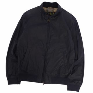 未使用 バブアー Barbour ジャケット ブルゾン LIGHTWEIGHT 4OZ WAX コットン アウター メンズ M ブラック