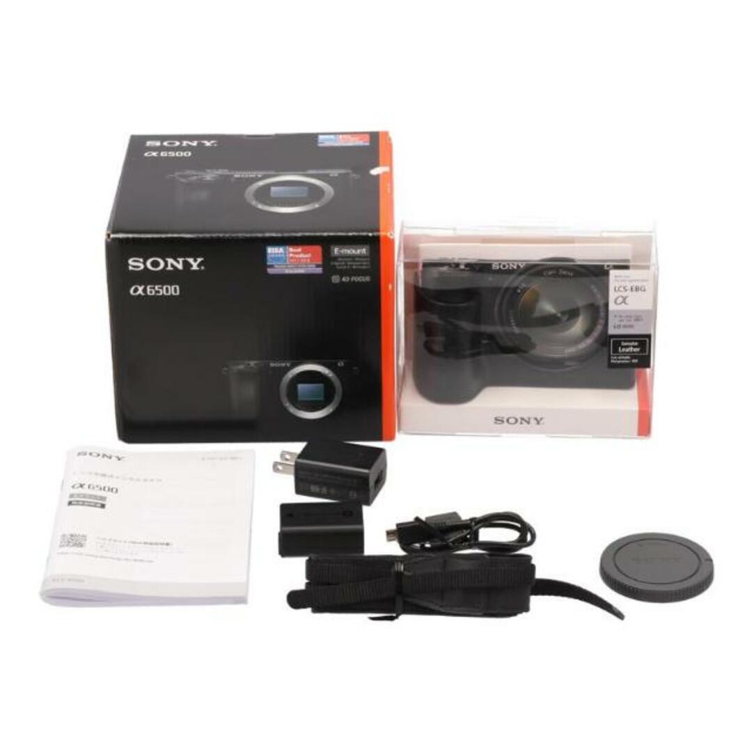 <br>SONY ソニー/ミラーレス一眼ボディ/α6500/ILCE-6500/S0130337114/デジタル一眼/Bランク/82【中古】 スマホ/家電/カメラのカメラ(ミラーレス一眼)の商品写真