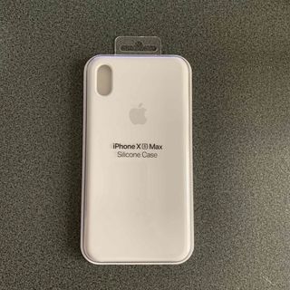 アップル(Apple)のiPhone  xsmax アップル　純正　シリコン　ケース　新品未開封　白(モバイルケース/カバー)