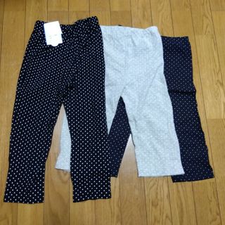 ムジルシリョウヒン(MUJI (無印良品))の140サイズ★スパッツ3枚セット★(パンツ/スパッツ)