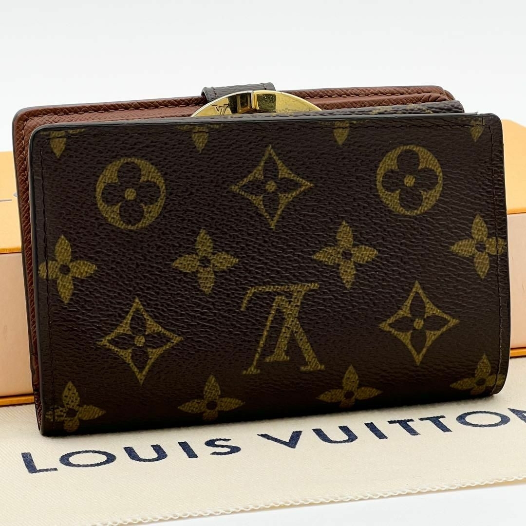 LOUIS VUITTON(ルイヴィトン)のヴィトン モノグラム ヴィエノワ 二つ折り がま口 財布 M61663 レディースのファッション小物(財布)の商品写真