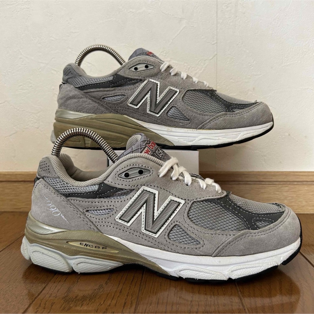 New Balance(ニューバランス)のアメリカUSA製 ニューバランス W990GL3 グレー23cm② レディースの靴/シューズ(スニーカー)の商品写真