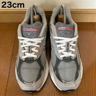 ニューバランス(New Balance)のアメリカUSA製 ニューバランス W990GL3 グレー23cm②(スニーカー)