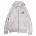 美品 モンクレール MONCLER スウェット パーカー ジップアップ ロゴワッ