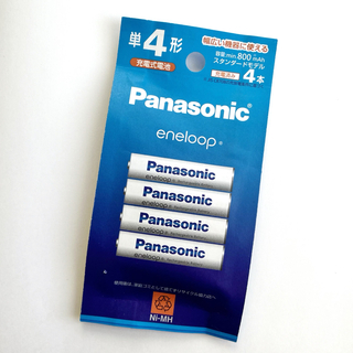 パナソニック(Panasonic)のPanasonic 単4形 エネループ スタンダードモデル BK-4MCD/4H(その他)