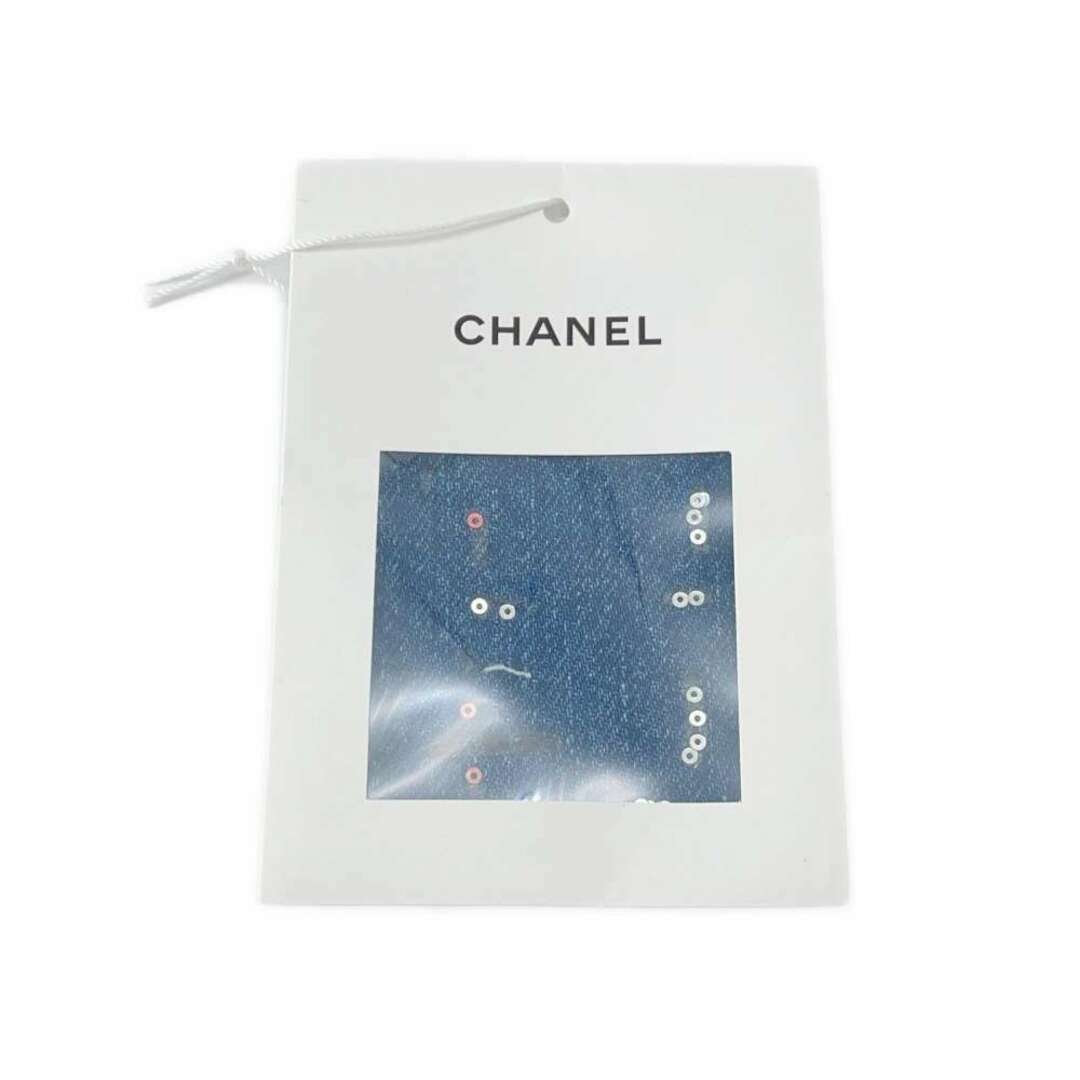 CHANEL(シャネル)のシャネル デニムジャケット スパンコール コットン レディースサイズ38 P75259 CHANEL ジャケット アウター レディースの帽子(その他)の商品写真