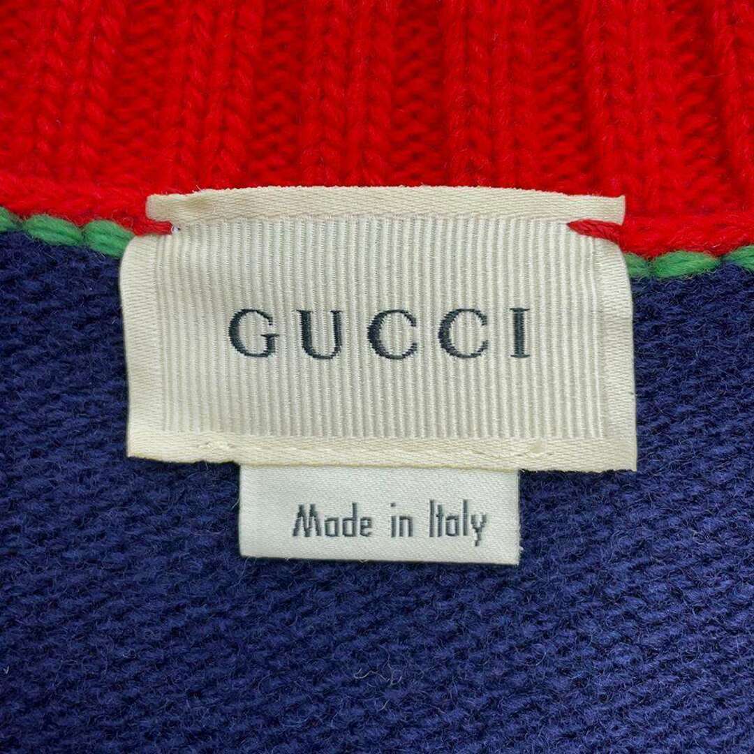 Gucci(グッチ)のグッチ カーディガン チルドレンズ ウール キッズサイズ12 565854 GUCCI 子供 服 ニット レディースのトップス(カーディガン)の商品写真