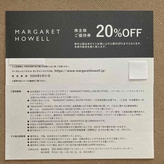 マーガレットハウエル(MARGARET HOWELL)のマーガレットハウエル　株主優待　1枚(ショッピング)