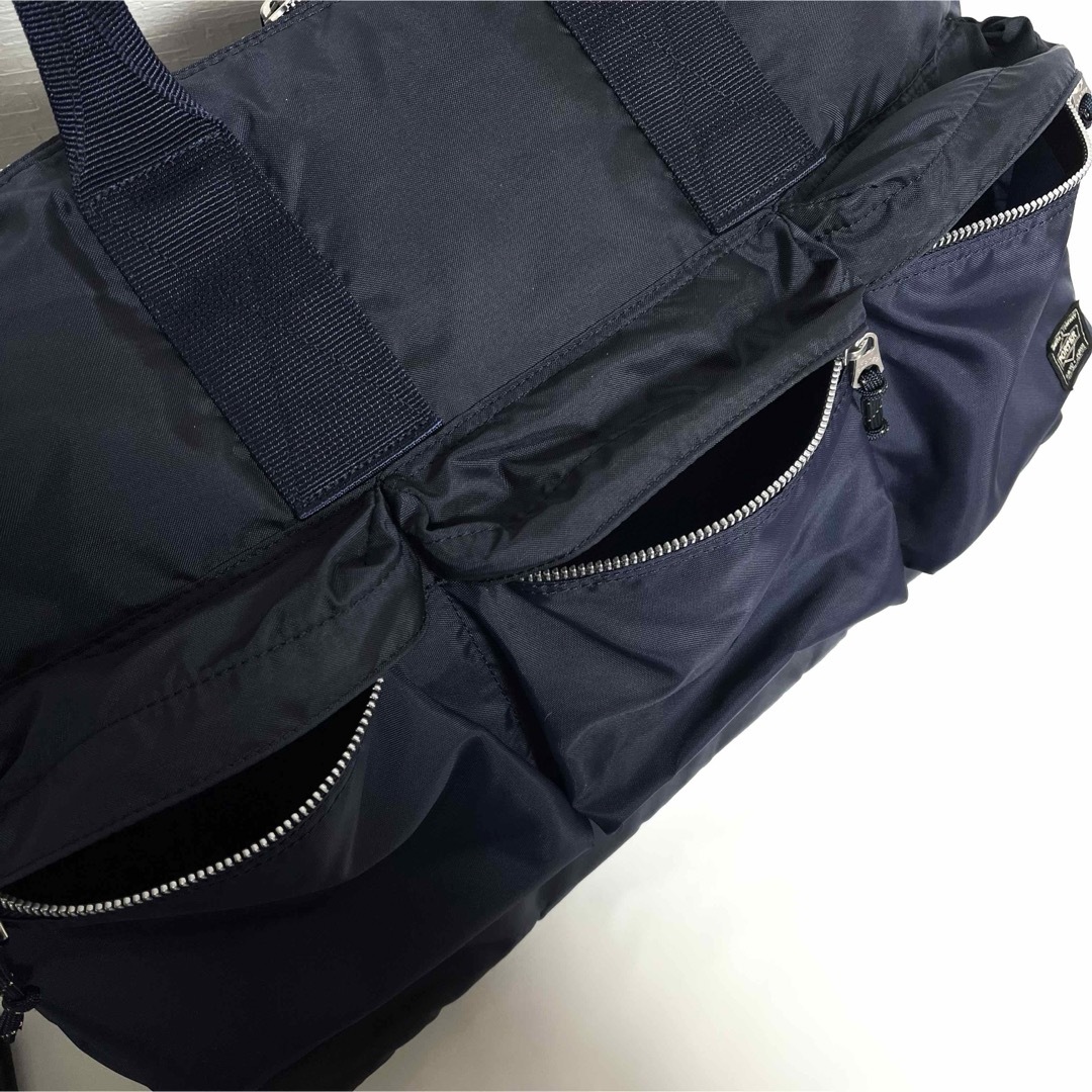 PORTER(ポーター)のPORTER FORCE 2WAY DUFFLE BAG ネイビー メンズのバッグ(ボストンバッグ)の商品写真