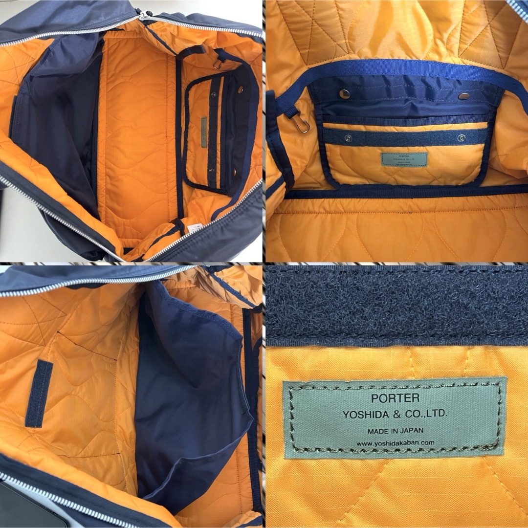 PORTER(ポーター)のPORTER FORCE 2WAY DUFFLE BAG ネイビー メンズのバッグ(ボストンバッグ)の商品写真