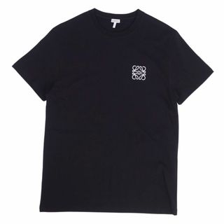 ロエベ(LOEWE)の未使用 ロエベ LOEWE Tシャツ カットソー 半袖 ショートスリーブ アナグラム トップス メンズ S ブラック(Tシャツ/カットソー(半袖/袖なし))