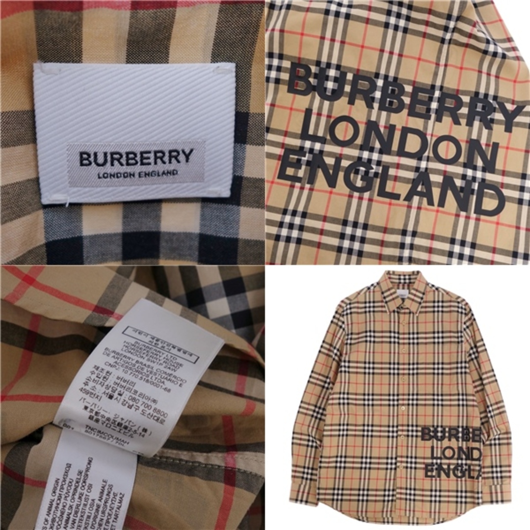 BURBERRY - 美品 バーバリー BURBERRY シャツ ロングスリーブ BURBERRY - 美品 バーバリー BURBERRY シャツ ロングスリーブ
