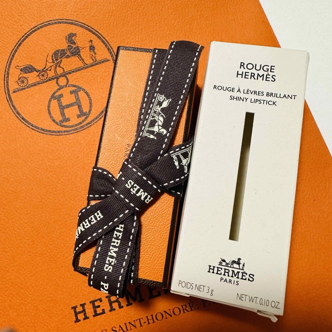 Hermes(エルメス)の限定色 HERMES ルージュ エルメス ルージュ ア レーヴル ブリヤン 90 コスメ/美容のベースメイク/化粧品(口紅)の商品写真